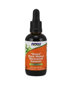 NOW Foods - Green Black Walnut Wormwood Complex - 59 ml.