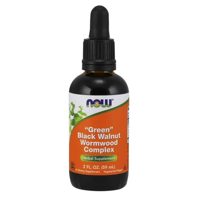 NOW Foods - Green Black Walnut Wormwood Complex - 59 ml.