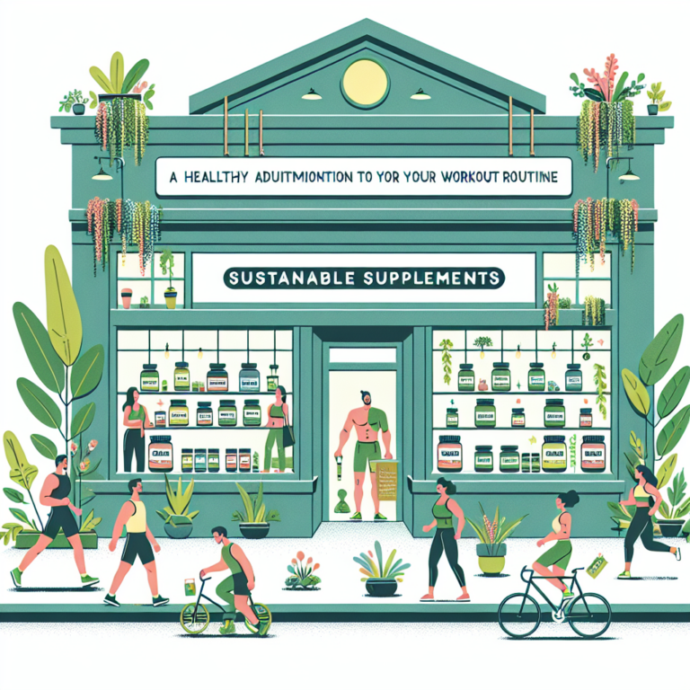 Bæredygtige kosttilskud: En sund tilføjelse til din træningsrutine