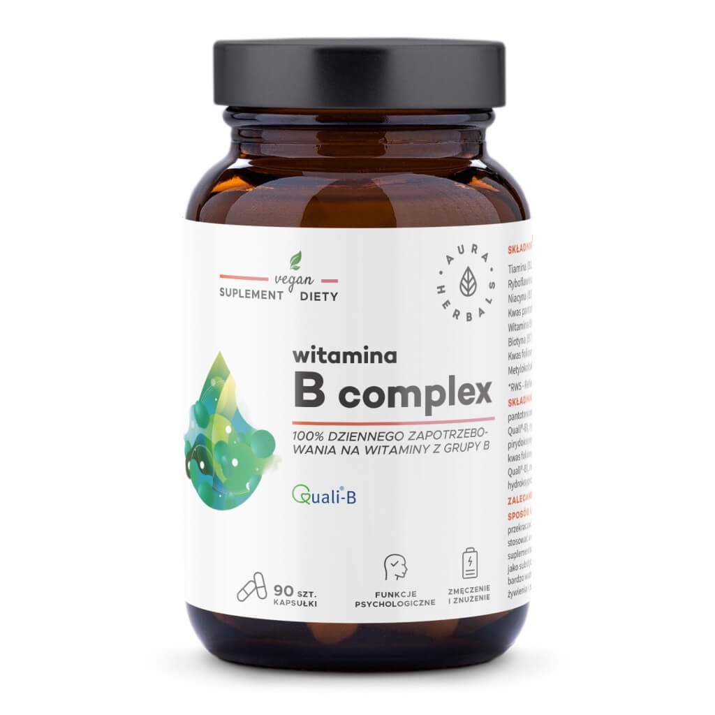 AURA HERBALS Vitamin B Complex (90 caps)