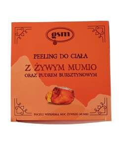 GSM Body scrub with live Mumio and amber dust (200 ml / 6.8 fl.oz)