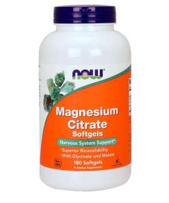 Magnesium Citrate Softgels - 180 softgels