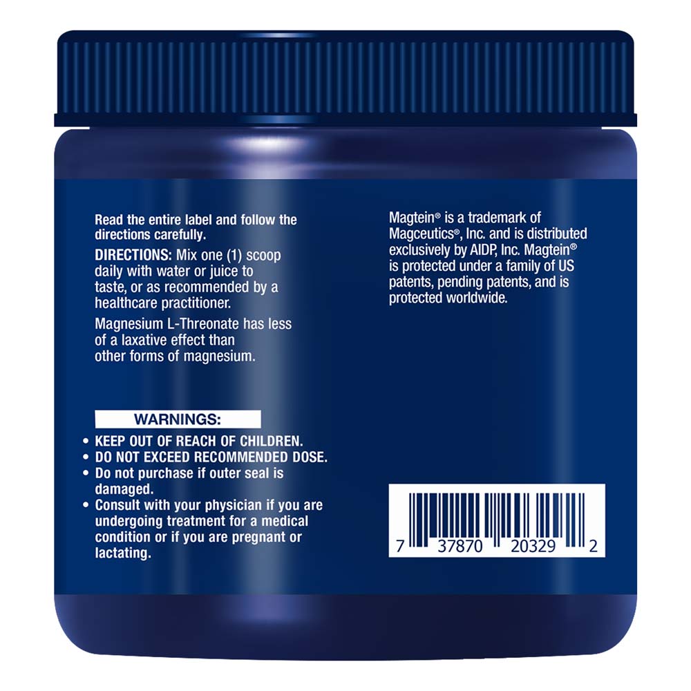 Neuro-Mag Magnesium L-Threonat, Tropisk Punch - 93g - Billede 4