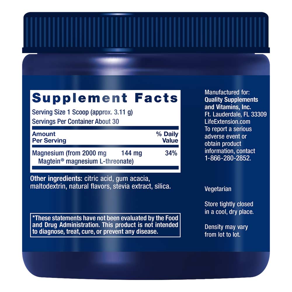 Neuro-Mag Magnesium L-Threonat, Tropisk Punch - 93g - Billede 5