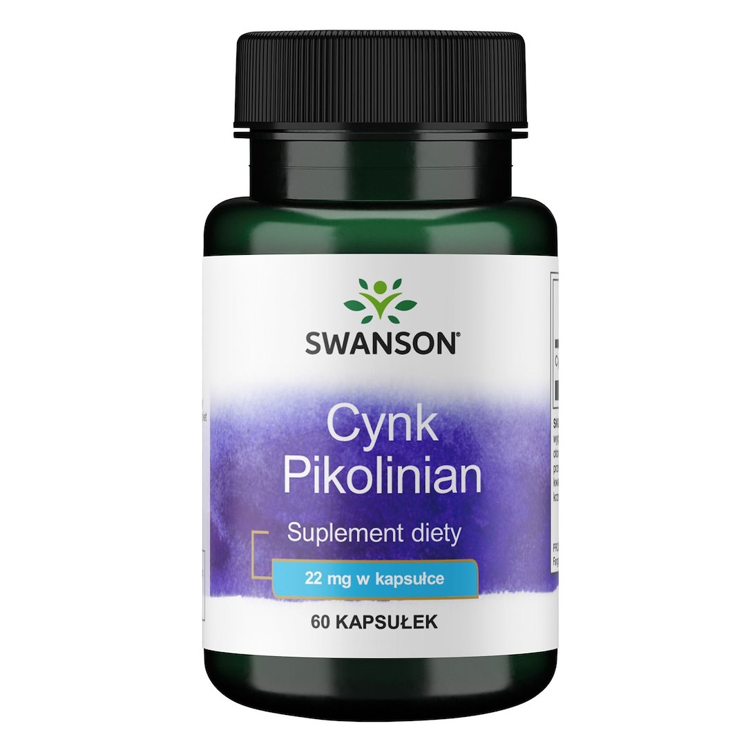 SWANSON Cynk (pikolinian) 22mg 60 kaps