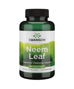 SWANSON Neem Leaf 500mg 100 kaps