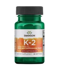 SWANSON Witamina K-2 + Nattokinaza 30 ¿elek