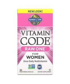 Vitamin Code RAW ONE for Women - 30 vcaps