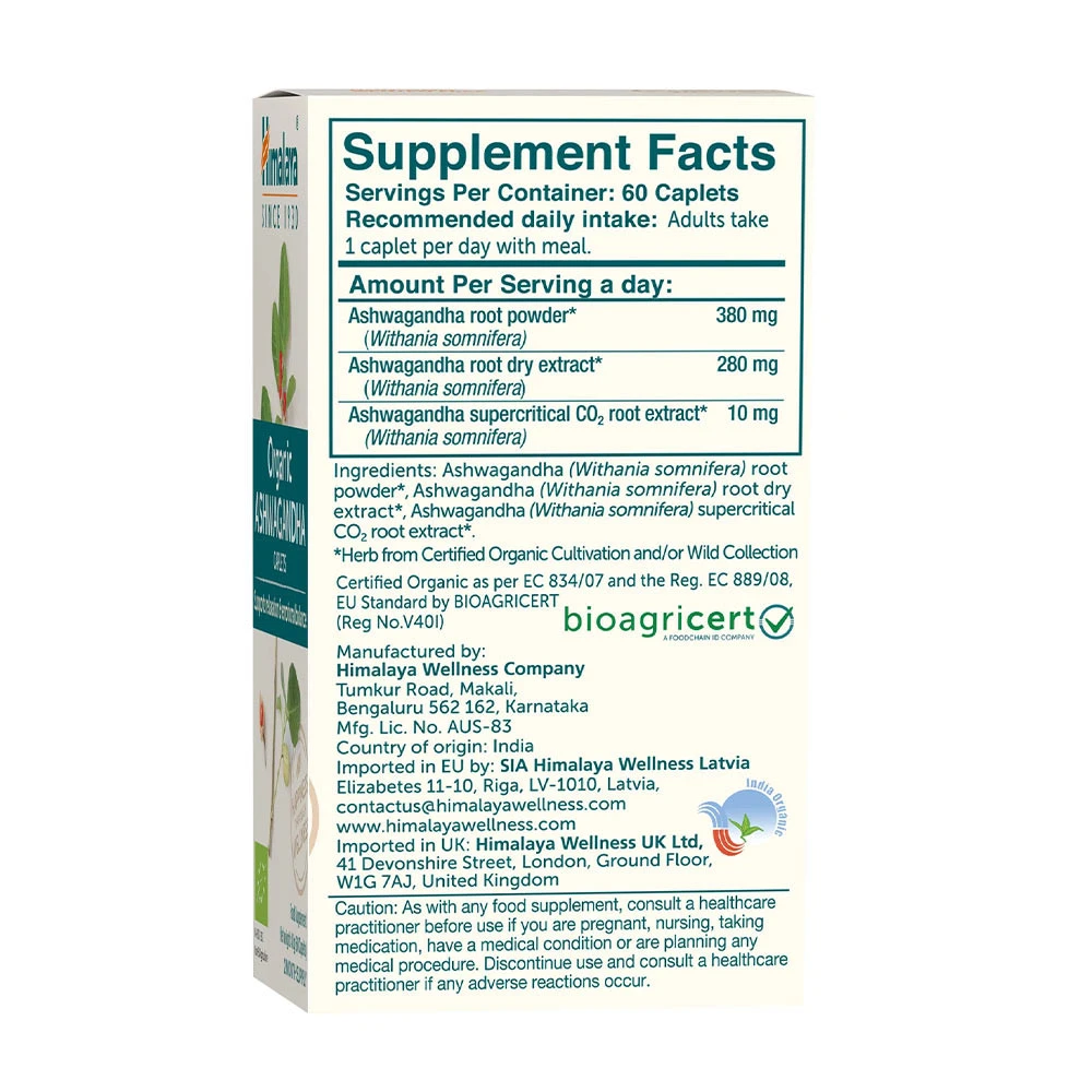 Økologisk Ashwagandha – 60 tabletes - Image 7