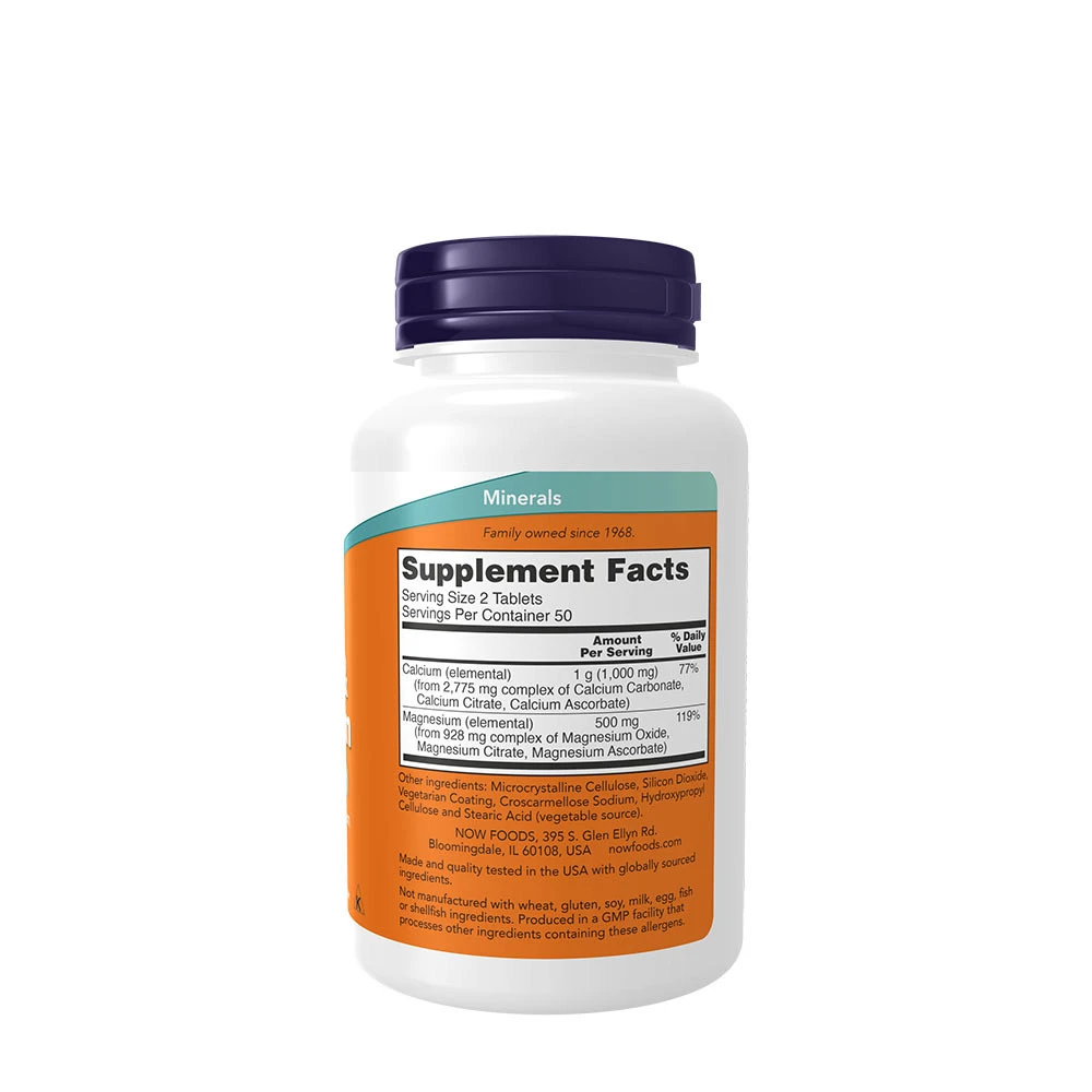 Calcium og magnesium – 100 tabletes - Billede 2