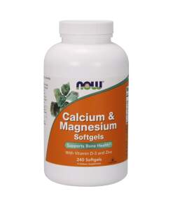 Calcium & Magnesium with Vit D and Zinc - 240 softgels