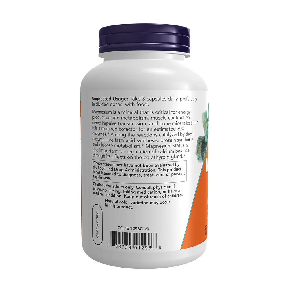 Magnesiumcitrat – 400 mg – 240 kapsulas - Billede 5