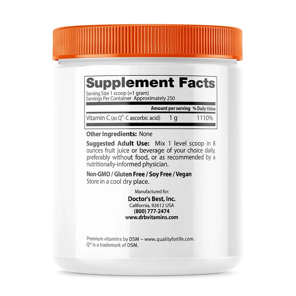 Rent C-vitaminpulver med Quali-C – 250 g - Billede 4