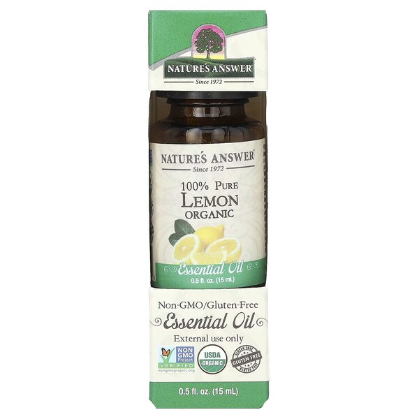 100% Pure Lemon Essential Oil - 15 ml.