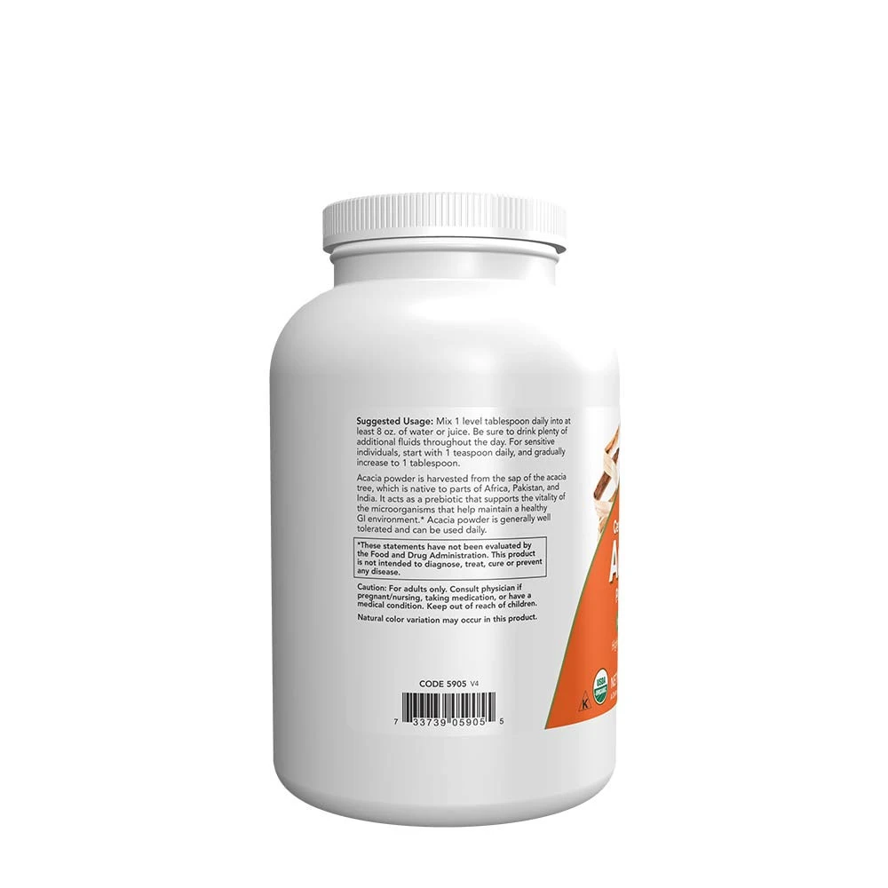 Økologisk akaciefiberpulver – 340 g - Image 3