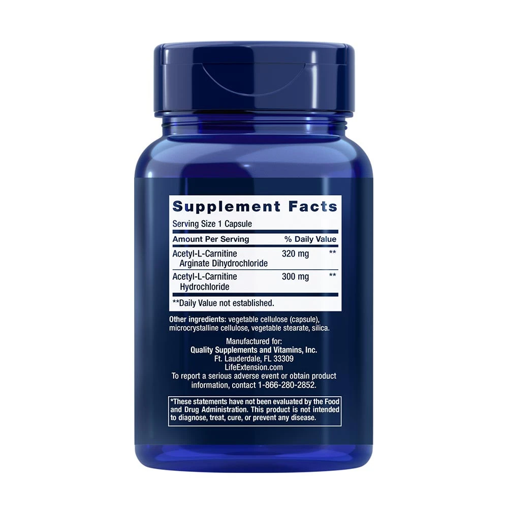 Acetyl-L-Carnitine Arginate – 90 vkapsoļi - Image 3