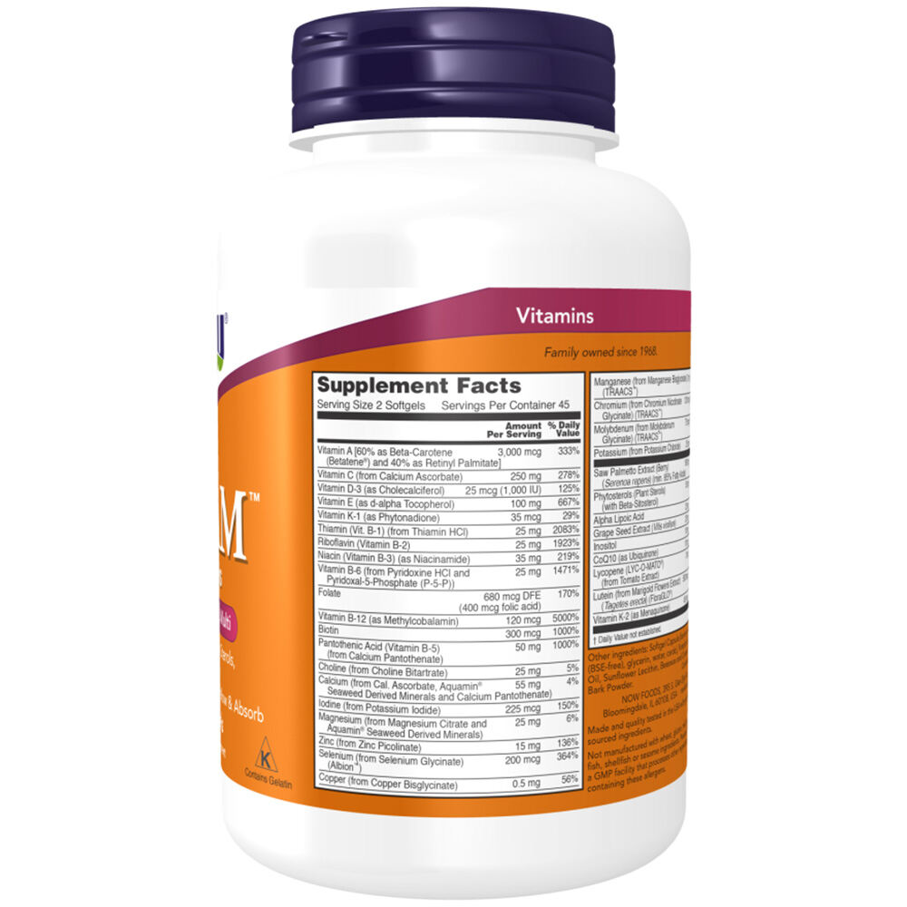 ADAM – Multi-vitaminu til vīriešiem – 90 softgels - Image 5