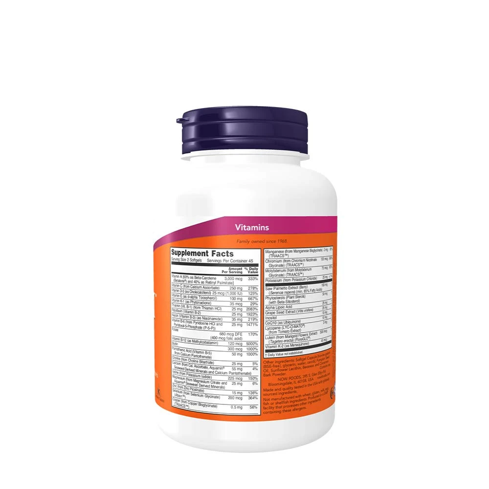 ADAM – Multi-vitaminu til vīriešiem – 90 softgels - Image 10