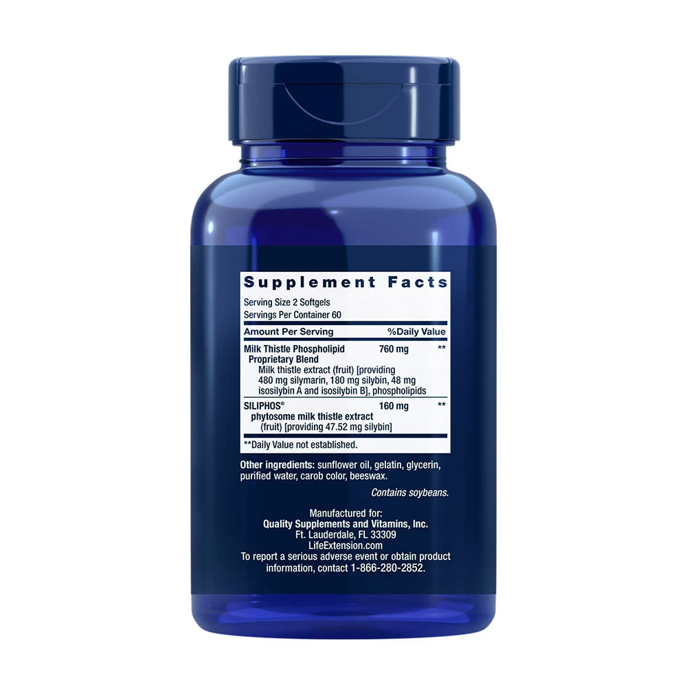 Advanced Milk Thistle – 120 softgels - Image 2