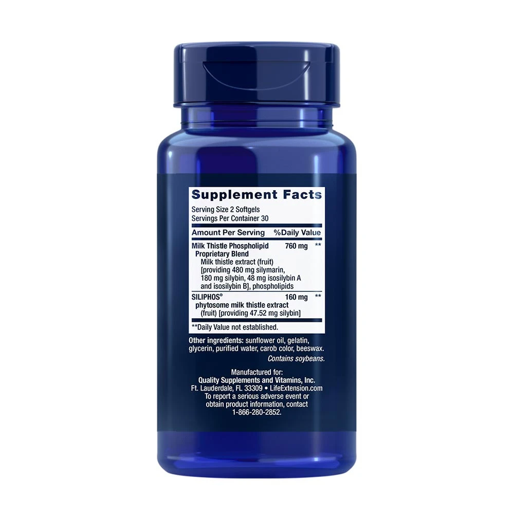 Advanced Milk Thistle – 60 softgels - Image 2