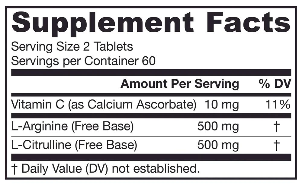 Arginin-Citrullin Sustain – 120 faner - Image 3