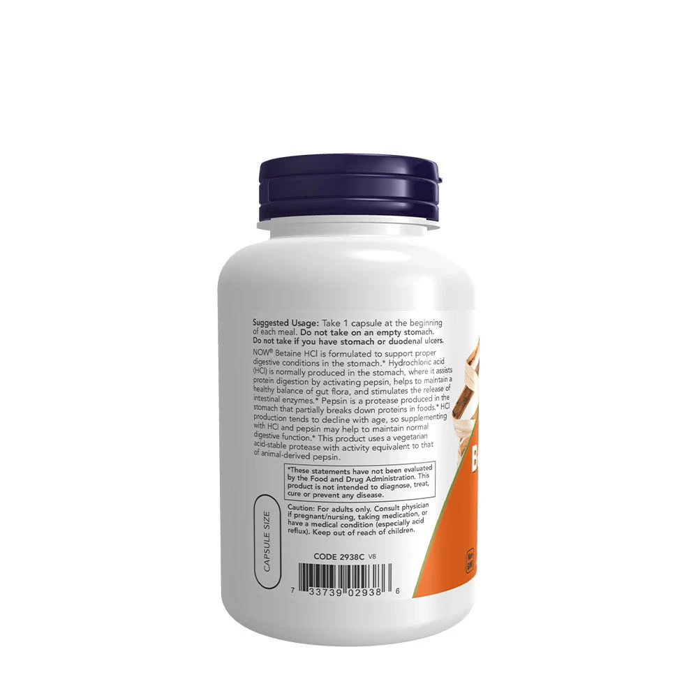 Betain HCl – 648 mg – 120 vegetālas kapsulas - Image 6