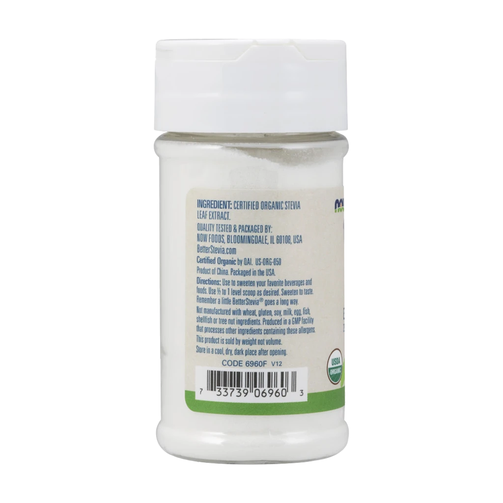 Bedre – Stevia ekstraktpulveris, ekoloģisks – 28 g - Image 3