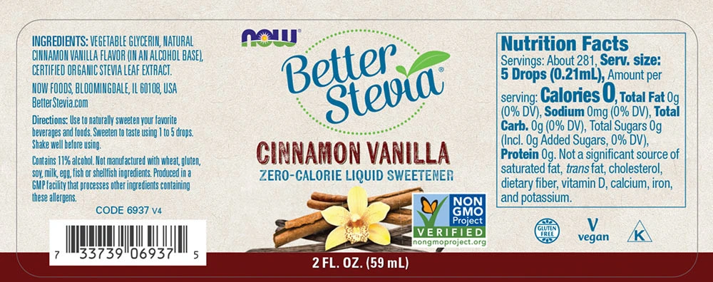 Better Stevia Liquid – kanēļa vaniļa – 59 ml - Image 4