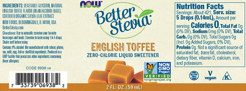 Better Stevia Liquid – English Toffee – 59 ml - Image 5