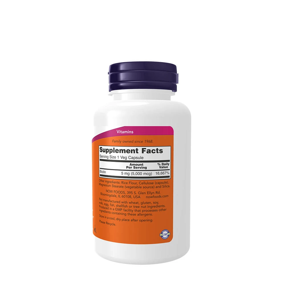 Biotin – 5000 mcg – 120 kapsulas - Image 4