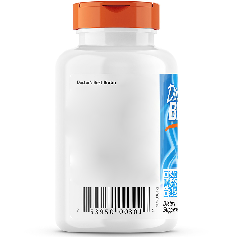 Biotin – 5000 mcg – 120 hætteglas - Image 4