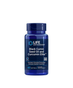 Black Cumin Seed Oil and Curcumin Elite Turmeric Extract - 60 softgels