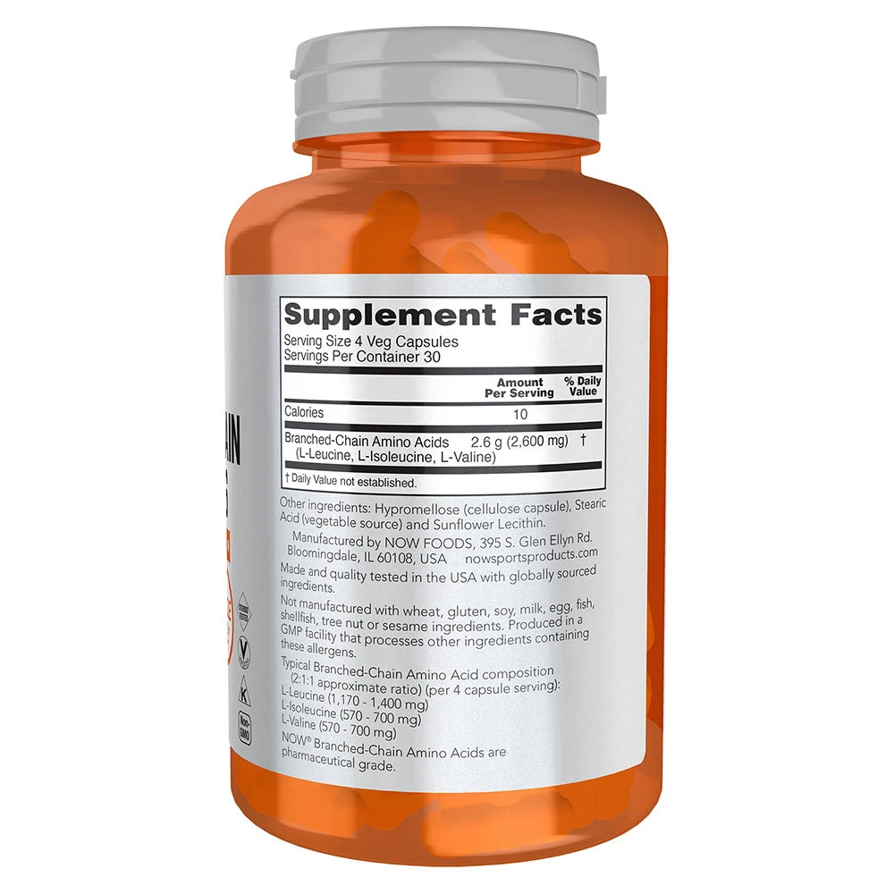 Forgrenede aminosyrer – BCAA – 120 kapsler - Image 11