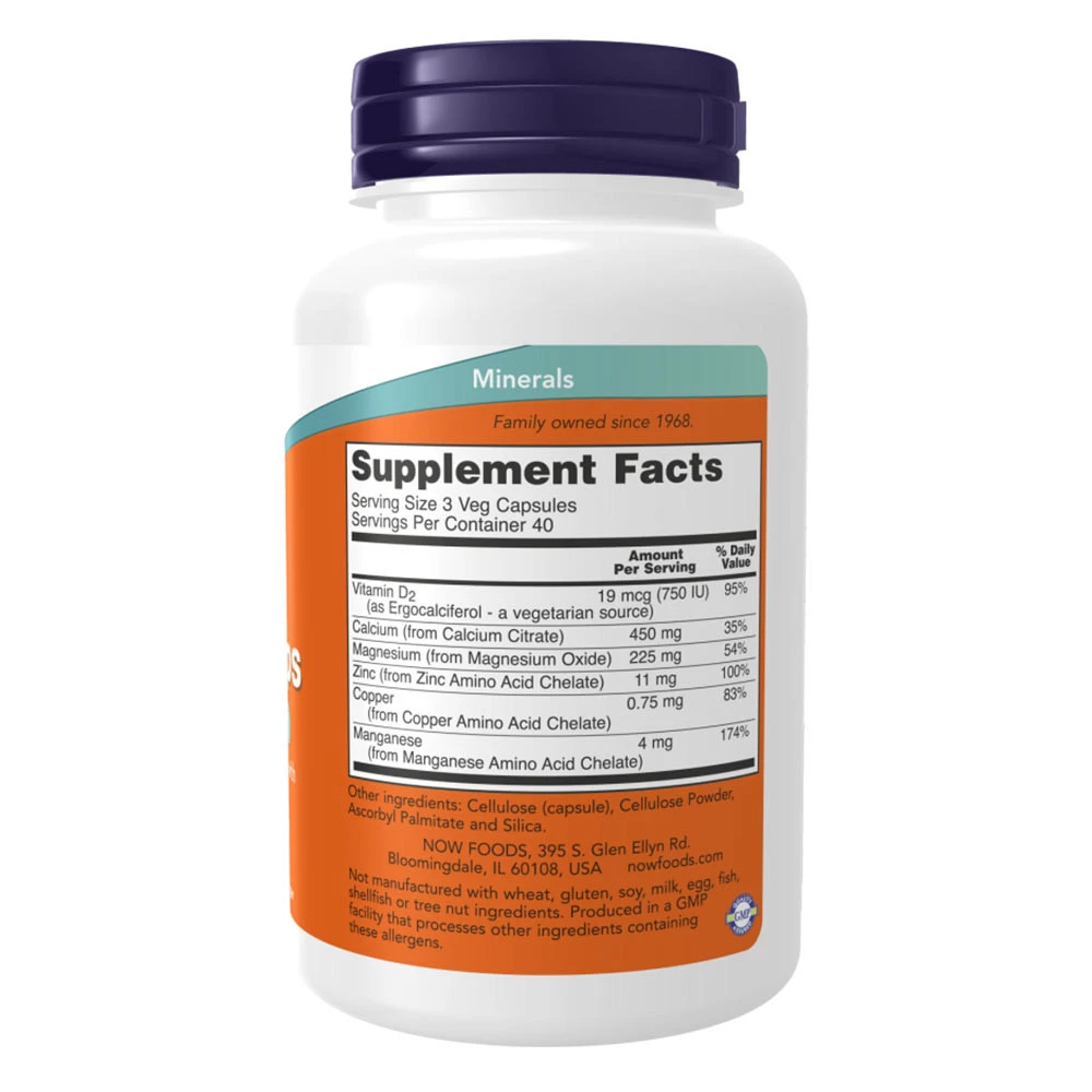 NOW Foods – Kalcija citrāts kapsulās - Image 4