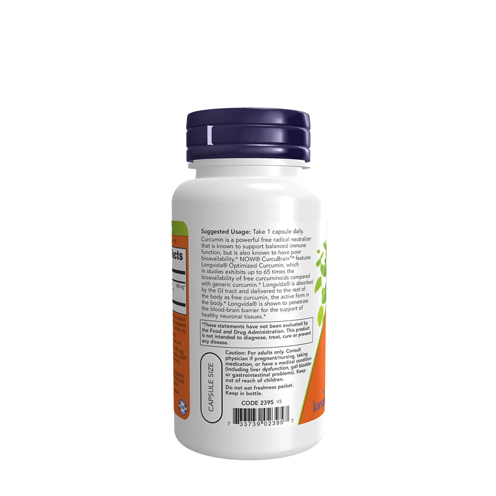 CurcuBrain – 400 mg – 50 kapsler - Image 3