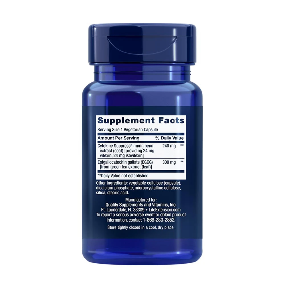 Cytokin Suppress med EGCG – 30 kapsler - Image 2