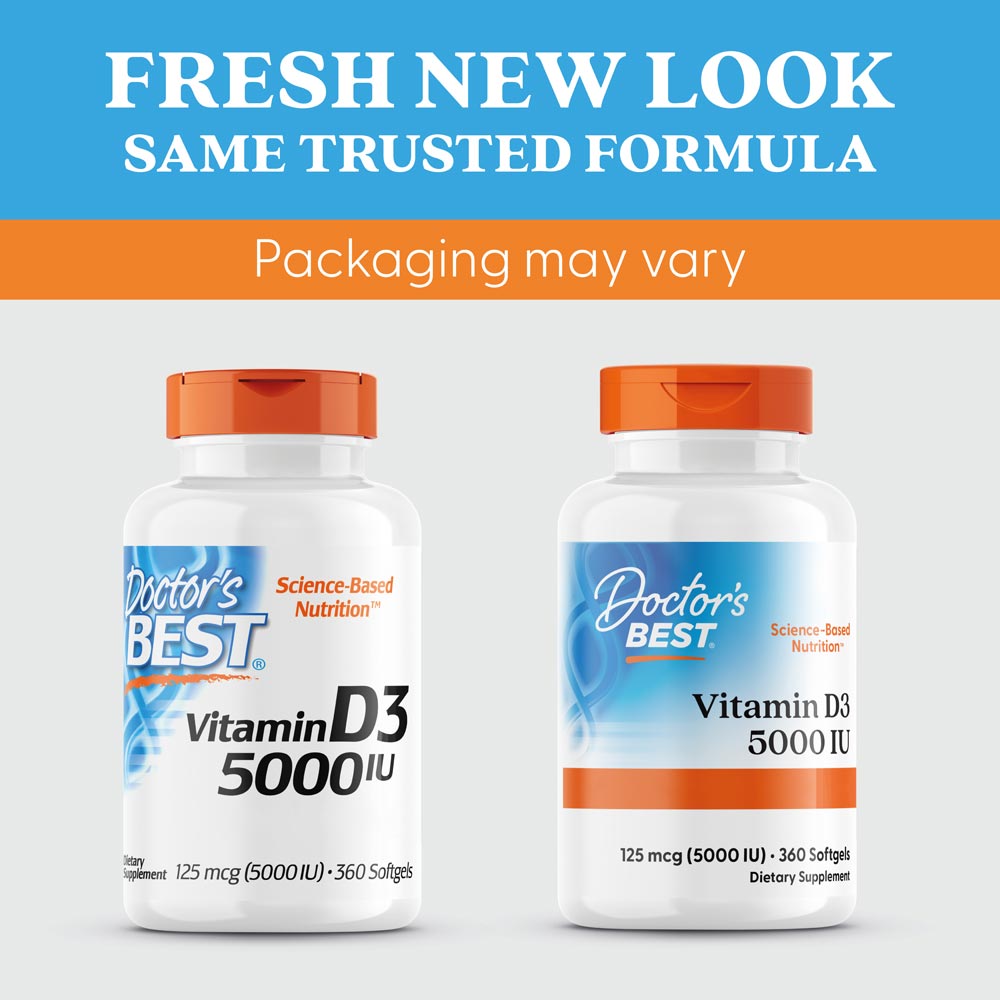 D3-vitamin – 5000 IE – 360 softgels - Image 6