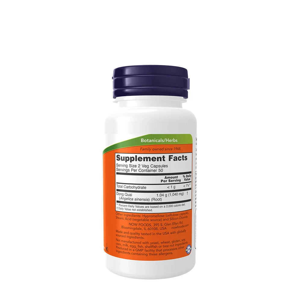 Dong Quai – 520 mg – 100 vegānas kapsulas - Image 4