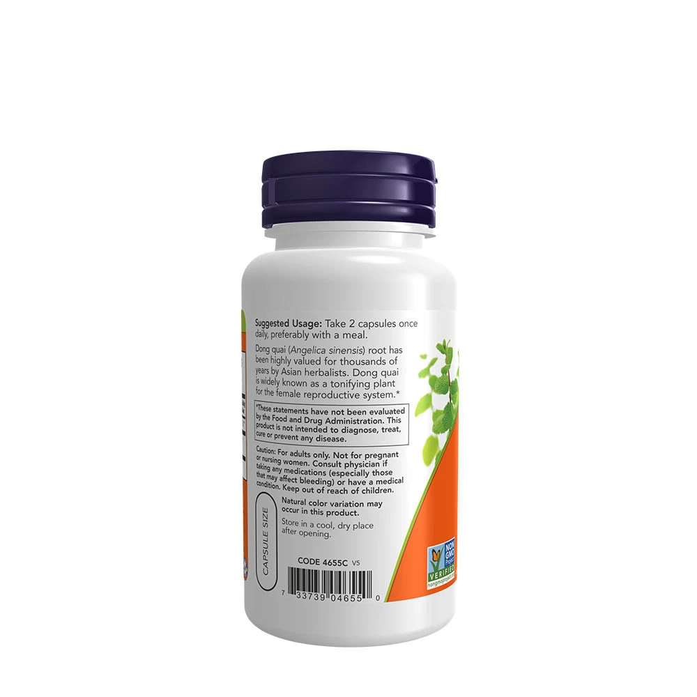 Dong Quai – 520 mg – 100 vegānas kapsulas - Image 5