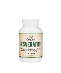 Double Wood Supplements Resveratrol (120 Capsules)