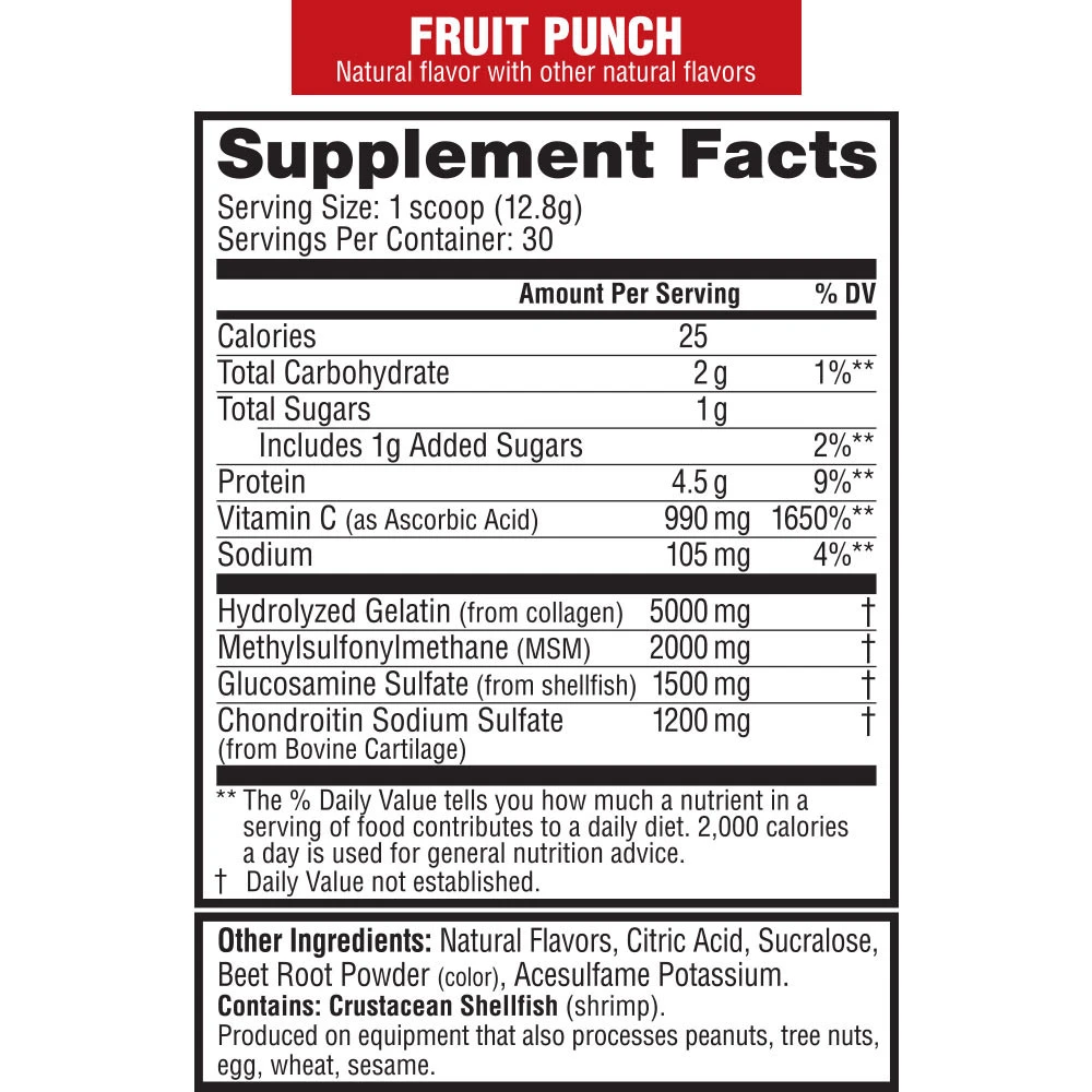 Elasti Joint – Fruit Punch – 384 g - Image 4