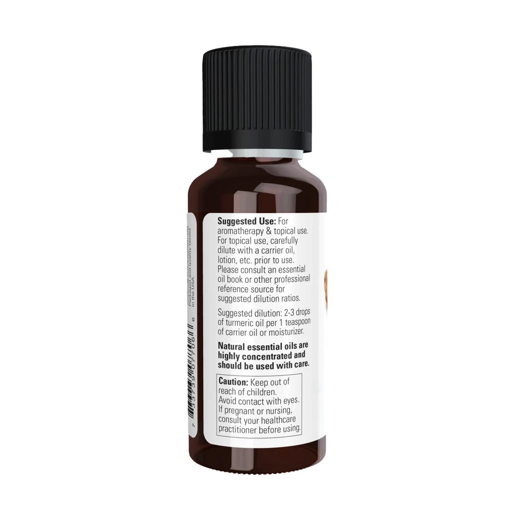 NOW Foods – Eteriskā eļļa, Gurkumeja – 30 ml - Image 3