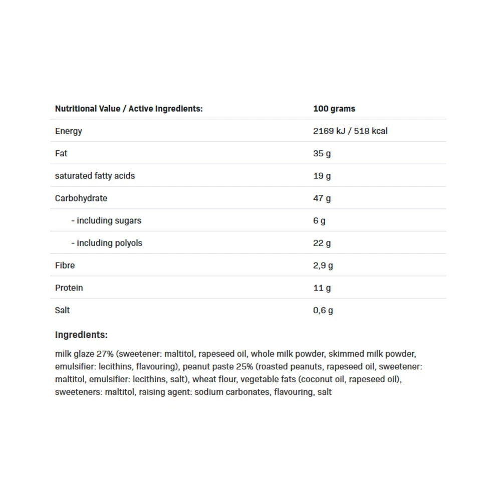 Fitking – Lāču Kiks, Hvid Cremet Peanut – 128g - Image 5