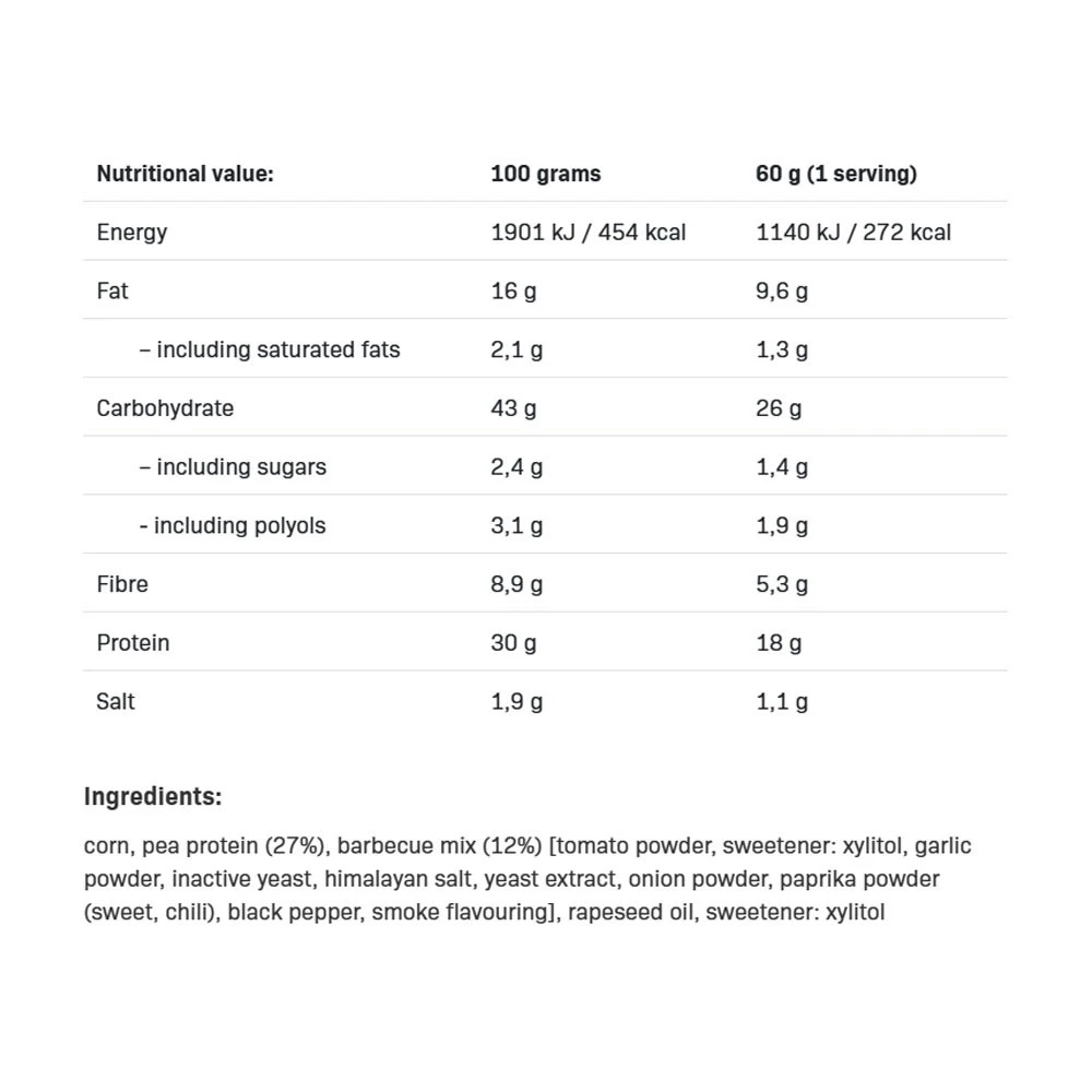 Fitking – Lāču proteīna čipsi, Grilēti – 60 g - Image 3