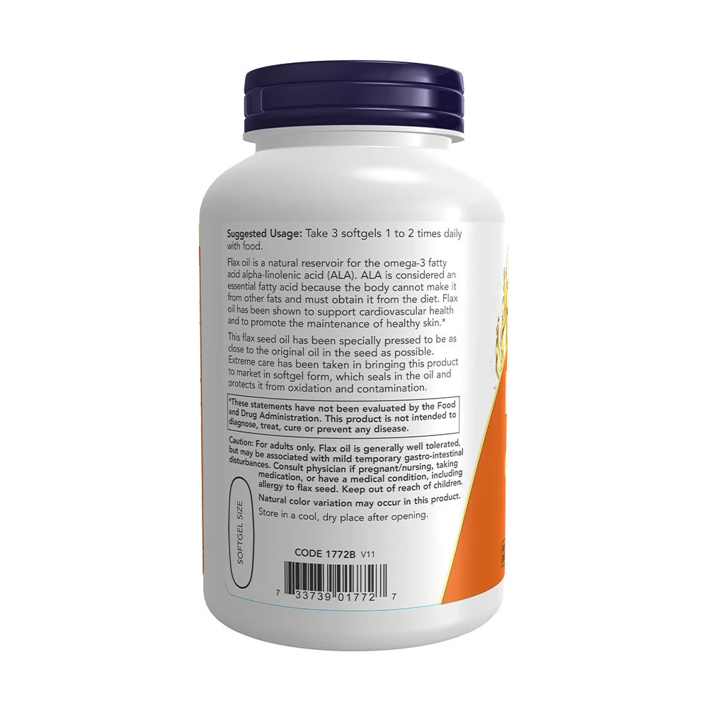 Hørfrøolie – 1000 mg – 250 blāvas kapsulas - Image 3