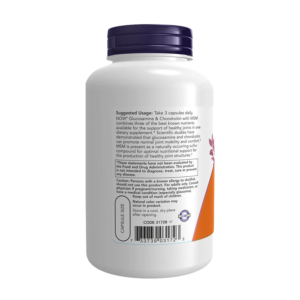 Glucosamin & Chondroitin med MSM – 180 kapsulas - Image 5