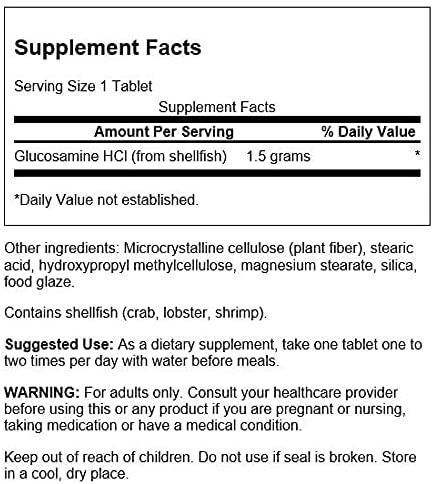 Glucosamin HCl – 1500 mg – 100 tabletes - Image 3