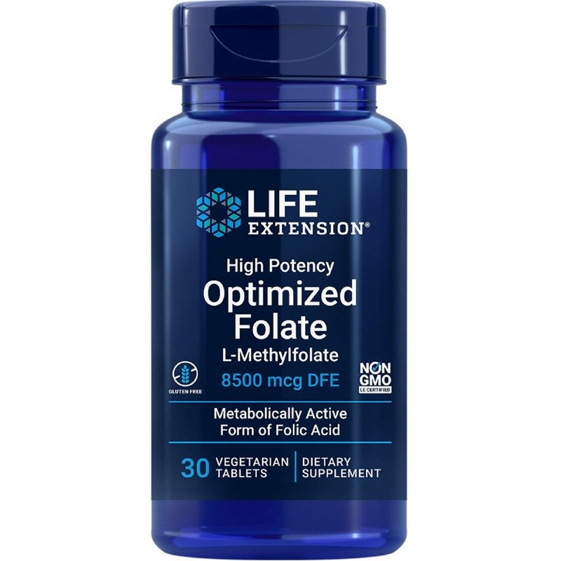 High Potency Optimized Folate - 30 vegetarian tabs