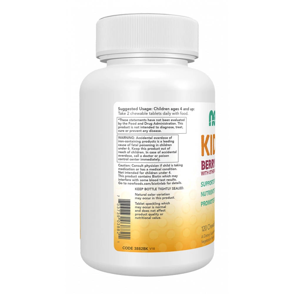 Kid Vits – Berry Blast – 120 tyggetabletter - Image 4