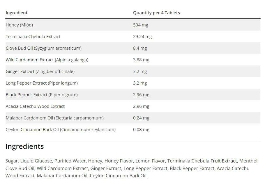 Ginger - 12 lozenges